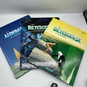 French Science-Fiction Comic Book series st of 3 World Of Aldebaran series 11.5"